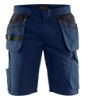 Afbeeldingen van BLÅKLÄDER Short service met spijkerzakken 1494 donker marineblauw/High Vis geel C52