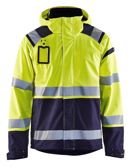 Afbeeldingen van BLÅKLÄDER Shelljack 4987 High Vis geel/marineblauw S