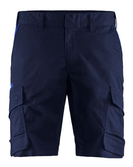 Afbeeldingen van BLÅKLÄDER Short industrie met stretch 1446 marineblauw/korenblauw C58