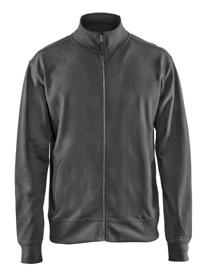 Afbeeldingen van BLÅKLÄDER Sweatshirt met rits 3371 donkergrijs L