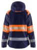 Afbeeldingen van BLÅKLÄDER Shelljack dames 4430 marineblauw/High Vis oranje 2XL