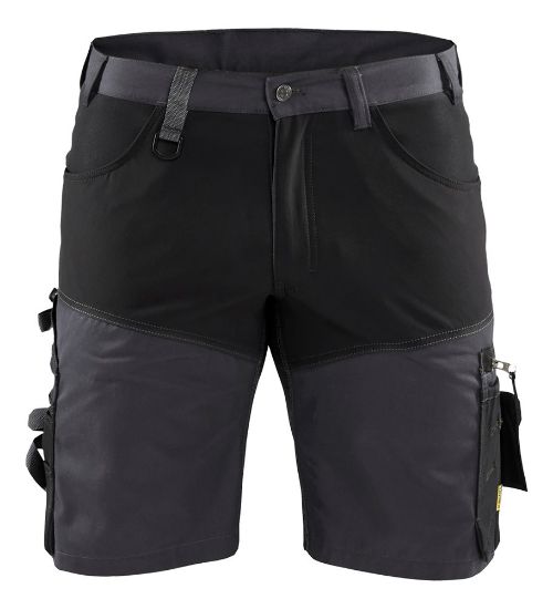 Afbeeldingen van BLÅKLÄDER Short met stretch 1798 medium grijs/zwart C58