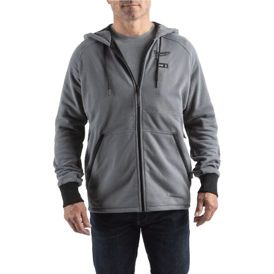 Afbeeldingen van MILWAUKEE Hoodie verwarmd M12HHGREY4-0 grijs 2XL