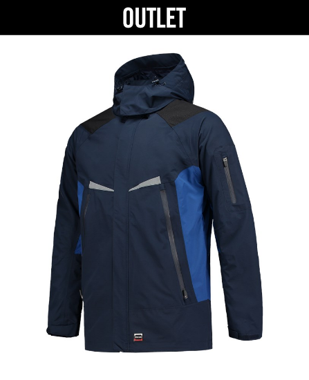 Afbeeldingen van TRICORP Regenjas Sport 401002 inkt/royal blauw 4XL