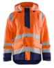 Afbeeldingen van BLÅKLÄDER Regenjas LEVEL 1 4323 High Vis oranje/marineblauw XS