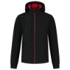 Afbeeldingen van TRICORP Softshell met capuchon Accent 402705 zwart/rood M