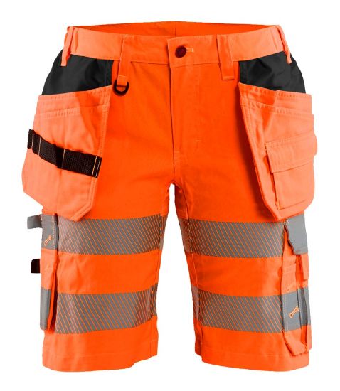 Afbeeldingen van BLÅKLÄDER Short dames met stretch 7186 High Vis oranje C42