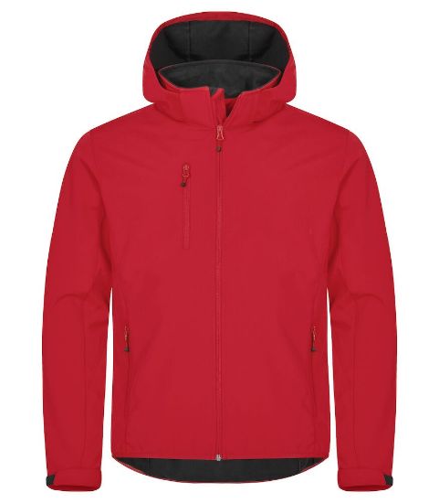 Afbeeldingen van Hoodie softshell jacket 0200912 rood l