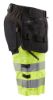 Afbeeldingen van BLÅKLÄDER Short 1596 zwart/High Vis geel C46
