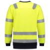 Afbeeldingen van TRICORP Sweater Multinorm bi-colour 303002 fluor geel/inkt L