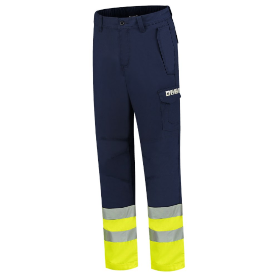 Afbeeldingen van TRICORP Werkbroek Multinorm bi-colour 503004 inkt/fluor geel 48