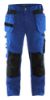 Afbeeldingen van BLÅKLÄDER Werkbroek met spijkerzakken 1555 korenblauw/zwart D84