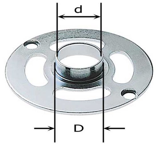 Afbeeldingen van FESTOOL Kopieerring KR-D 27/OF 900 27MM t.b.v. OF 900, OF 1000, OF 1010, OF 1010 R, KF