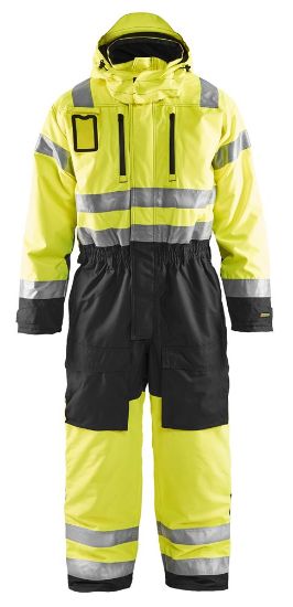 Afbeeldingen van BLÅKLÄDER Winteroverall 6763 High Vis geel/zwart C60