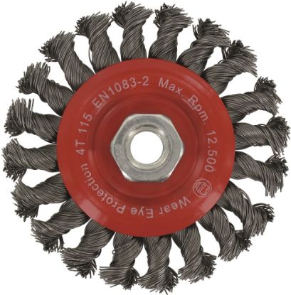 Afbeeldingen van ROTEC Rondborstel getordeerd staaldraad M14 115X0,5MM