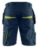 Afbeeldingen van BLÅKLÄDER Short service met spijkerzakken 1494 donker marineblauw/High Vis geel C52