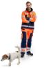 Afbeeldingen van BLÅKLÄDER Softshell werkbroek 1567 High Vis oranje/marineblauw C58