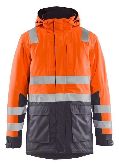 Afbeeldingen van BLÅKLÄDER Winterparka 4495 High Vis oranje/medium grijs 3XL