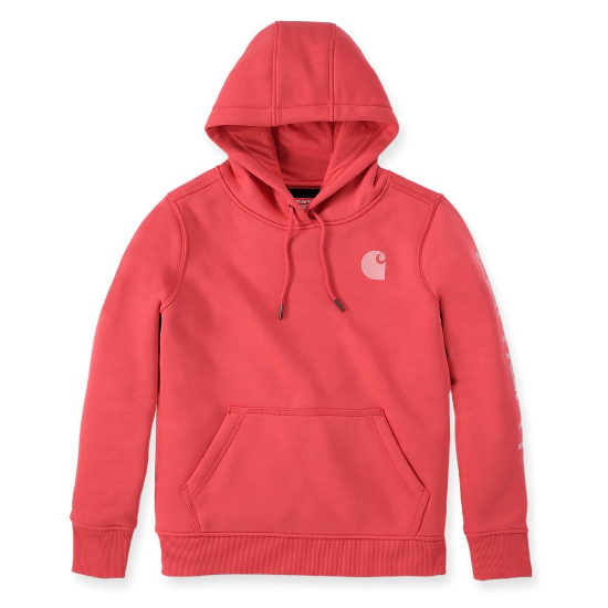 Afbeeldingen van CARHARTT Sweatshirt lange mouwen met grafische print dames 102791 bittersweet XS