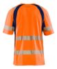 Afbeeldingen van BLÅKLÄDER T-shirt UV 3397 High Vis oranje/marineblauw 4XL