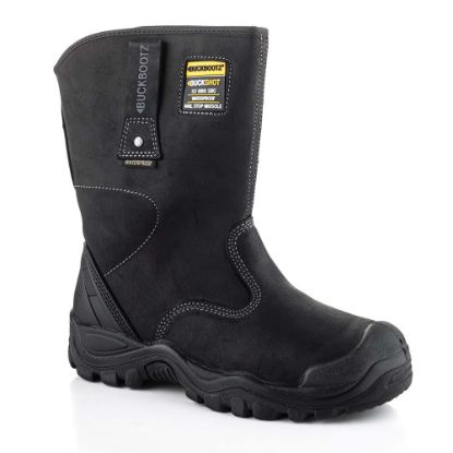 Afbeeldingen van BUCKLER Werklaars BSH010BK S3/HRO/WRU/SRC zwart 40