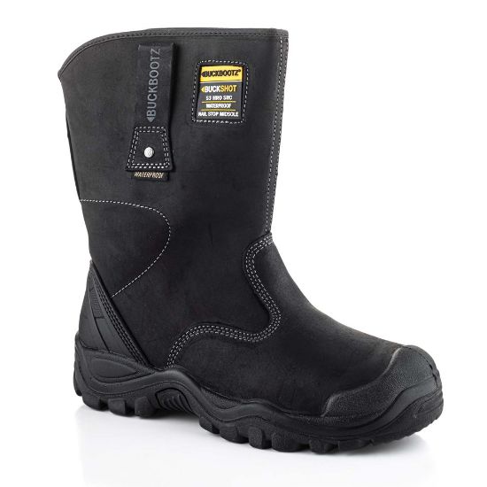 Afbeeldingen van BUCKLER Werklaars BSH010BK S3/HRO/WRU/SRC zwart 40