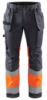 Afbeeldingen van BLÅKLÄDER Werkbroek met stretch 1558 medium grijs/High Vis oranje D84