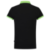 Afbeeldingen van TRICORP Poloshirt bi-colour Slim-Fit 201002 zwart/limoen 2XL