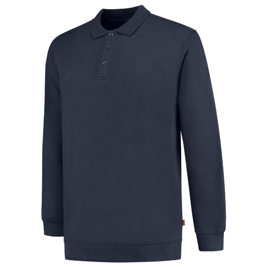 Afbeeldingen van TRICORP Polosweater met boord 60°C wasbaar 301016 inkt M