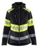 Afbeeldingen van BLÅKLÄDER Softshell jack dames 4404 zwart/High Vis geel M