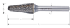 Afbeeldingen van ROTEC Stiftfrees HM model LZ6 kruisvertand 9,6X30X76X6MM 