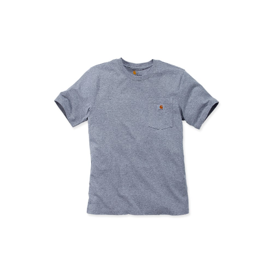 Afbeeldingen van CARHARTT T-shirt + zak 103296 heather grey