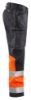 Afbeeldingen van BLÅKLÄDER Werkbroek met stretch 1551 medium grijs/High Vis oranje C54