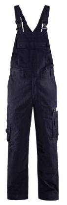 Afbeeldingen van BLÅKLÄDER Bretelbroek vlamvertragend 2824 marineblauw C50
