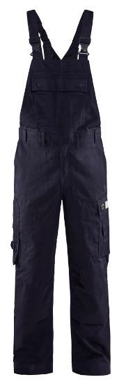 Afbeeldingen van BLÅKLÄDER Bretelbroek vlamvertragend 2824 marineblauw C56