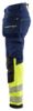 Afbeeldingen van BLÅKLÄDER Werkbroek met 4-weg stretch 1125 marineblauw/High Vis geel C152