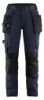 Afbeeldingen van BLÅKLÄDER Werkbroek dames met 4-weg stretch 7121 donker marineblauw/zwart D22