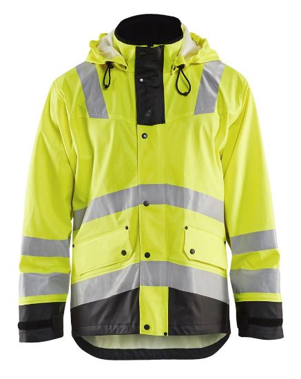 Afbeeldingen van BLÅKLÄDER Regenjas LEVEL 2 4302 High Vis geel/zwart M