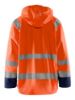 Afbeeldingen van BLÅKLÄDER Regenjas LEVEL 1 4323 High Vis oranje/marineblauw XS