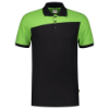 Afbeeldingen van TRICORP Poloshirt bi-colour Naden 202006 zwart/limoen L