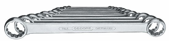 Afbeeldingen van GEDORE Ringsleutelset plat 4-120 6-32MM 12x