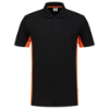 Afbeeldingen van TRICORP Poloshirt bi-colour 202004 zwart/oranje S