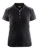 Afbeeldingen van BLÅKLÄDER Poloshirt piqué dames 3390 zwart/grijs L