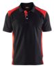 Afbeeldingen van BLÅKLÄDER Poloshirt piqué 3324 zwart/rood 6XL