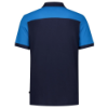 Afbeeldingen van TRICORP Poloshirt bi-colour Naden 202006 inkt/turquoise 7XL