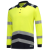 Afbeeldingen van TRICORP Poloshirt Multinorm bi-colour 203003 fluor geel/inkt 4XL