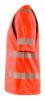 Afbeeldingen van BLÅKLÄDER T-shirt UV 3397 High Vis rood/zwart 2XL