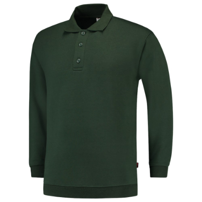 Afbeeldingen van TRICORP Polosweater met boord 301005 flessengroen M