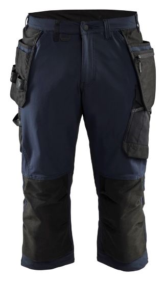 Afbeeldingen van BLÅKLÄDER Piraatbroek met 4-weg stretch 1521 donker marineblauw/zwart C44
