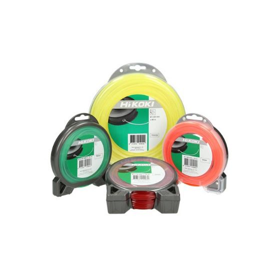 Afbeeldingen van HIKOKI Maaidraad vierkant 2,4MM oranje 15M 781024